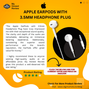 Apple EarPods with 3.5mm Headphone Plug